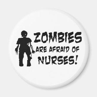 Aimant Les zombies ont peur des infirmières