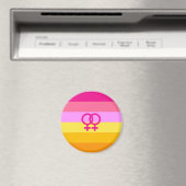 Aimant Lesbienne Dawn Pride Femmes qui aiment les femmes (In Situ (Lave-vaisselle))