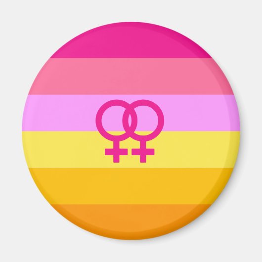 Aimant Lesbienne Dawn Pride Femmes qui aiment les femmes (Devant)