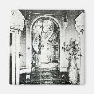 Aimant L'escalier de vestibule et d'onyx