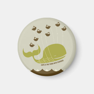 Aimant L'espoir est la chose avec les plumes