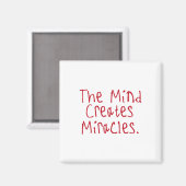 Aimant L'esprit crée un sticker Miracles1 (Recto/Verso)