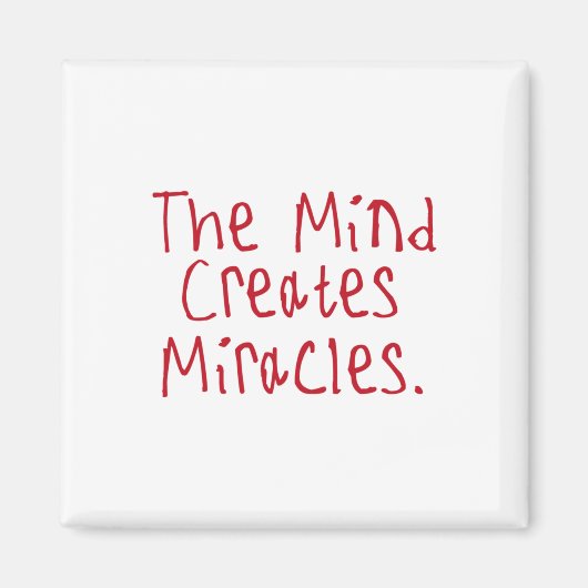 Aimant L'esprit crée un sticker Miracles1 (Devant)