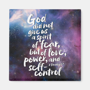 Aimant L'Esprit d'Amour de DIEU - AUCUNE PEUR - Verse de