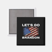 Aimant Let#39 ; s Go Brandon Drapeau Joe Biden Donald Tru (Recto/Verso)