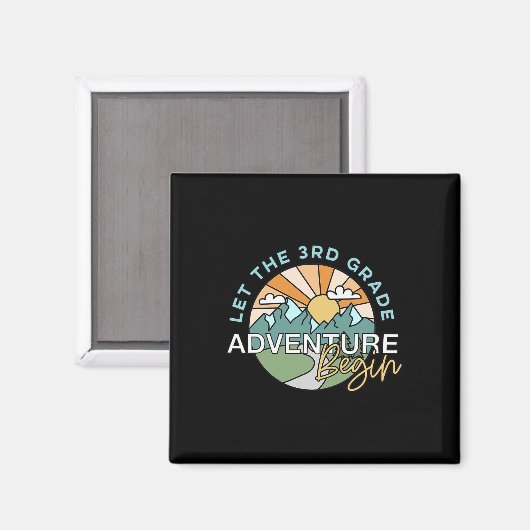 Aimant Let The 3rd Grade Adventure Begin Teacher Ck To Sc (Recto/Verso)