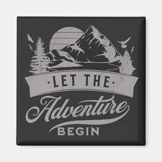 Aimant Let the adventure begin (Devant)
