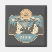 Aimant Let the adventure begin (Devant)