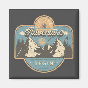 Aimant Let the adventure begin