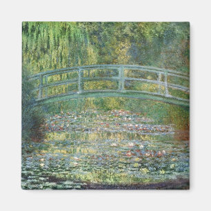 Aimant L'Etang Lily   Peinture vintage française