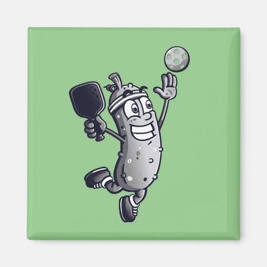 Aimant L'étoile de Pickleball sur Green (Devant)