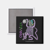 Aimant L'Étrange Queue D'Oddzilla (Recto/Verso)