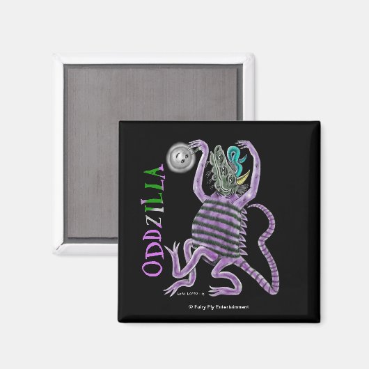 Aimant L'Étrange Queue D'Oddzilla (Recto/Verso)