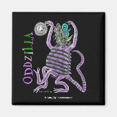 Aimant L'Étrange Queue D'Oddzilla (Devant)