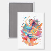 Aimant Let's Have Fun,Life a Roller Coaster (Recto/Verso)