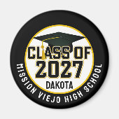 Aimant Letterman Class of 2027 Graduation (Devant)