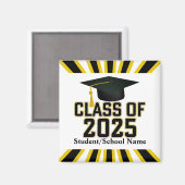 Aimant Letterman Varsity Class of 2025 Graduation (Recto/Verso)