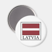 Aimant Lettonie (Recto/Verso)