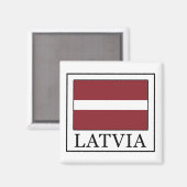 Aimant Lettonie (Recto/Verso)