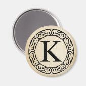 Aimant LETTRE ALLOMATIQUE GRECQUE Kappa (Recto/Verso)