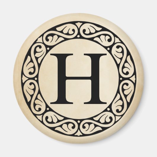 Aimant LETTRE AlphabET GRECQUE ETA (Devant)