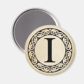 Aimant LETTRE AlphabET GRECQUE IOTA (Recto/Verso)