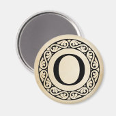 Aimant LETTRE AlphabET GRECQUE Omicron (Recto/Verso)