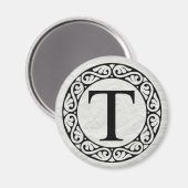 Aimant LETTRE AlphabET GRECQUE TAU (Recto/Verso)