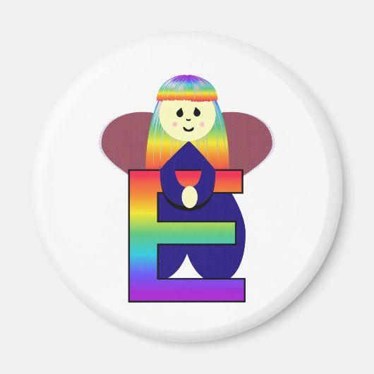 Aimant Lettre Angelbet E (Devant)