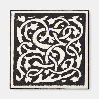 Lettre Art Nouveau S Monogramme Vintage