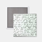 Aimant Lettre autographe de Franz Schubert (Recto/Verso)