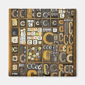 Aimant Lettre C (Devant)