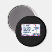 Aimant Lettre de courrier à la retraite (Recto/Verso)