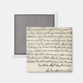 Aimant Lettre de George I à Charles VI (Recto/Verso)