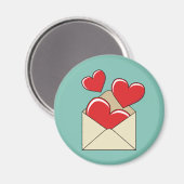 Aimant Lettre de love (Recto/Verso)