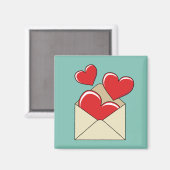 Aimant Lettre de love (Recto/Verso)