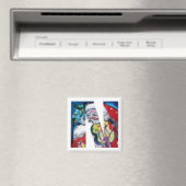 AIMANT LETTRE DE NOËL / PÈRE NOËL AVEC MONOGRAMME DE VIOL (In Situ (Lave-vaisselle))