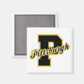 Aimant LETTRE DE Pittsburgh (Recto/Verso)