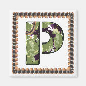 Aimant Lettre De Style Militaire P (Devant)