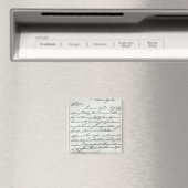 Aimant Lettre de William IV à Lady Nelson (In Situ (Lave-vaisselle))