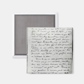 Aimant Lettre de Zola à Edouard Manet 1868 (Recto/Verso)