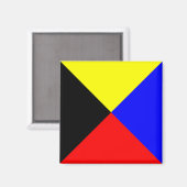 AIMANT LETTRE DIACRITIQUE ANGLAIS (ZULU) (Recto/Verso)