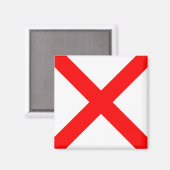 Aimant LETTRE DIACRITIQUE INDICATIVE NUCLÉAIRE V (Victor) (Recto/Verso)