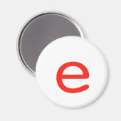 Aimant Lettre e (Recto/Verso)