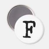 Aimant Lettre F (Recto/Verso)