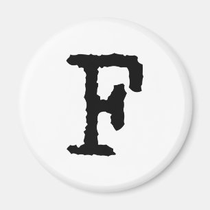 Aimant Lettre F