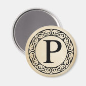 AIMANT LETTRE GRECQUE ALPHABET RHO (Recto/Verso)