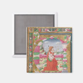 Aimant Lettre historique 'E' avec figure du roi (Recto/Verso)