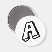 Aimant Lettre I (Recto/Verso)