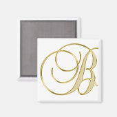 Aimant Lettre initiale B (Recto/Verso)